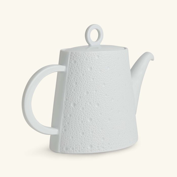 bernardaud ecume tea pot white