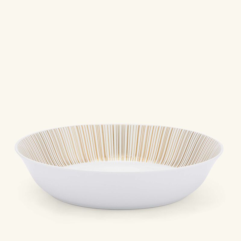 bernardaud sol serving bowl gold 24cm