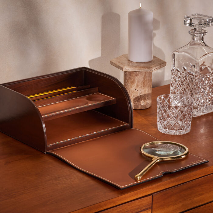 ralph lauren home brennan writers box brown