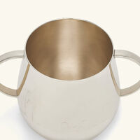 كريستوفل فنجان سافان للأطفال الرضع باللون الفضي