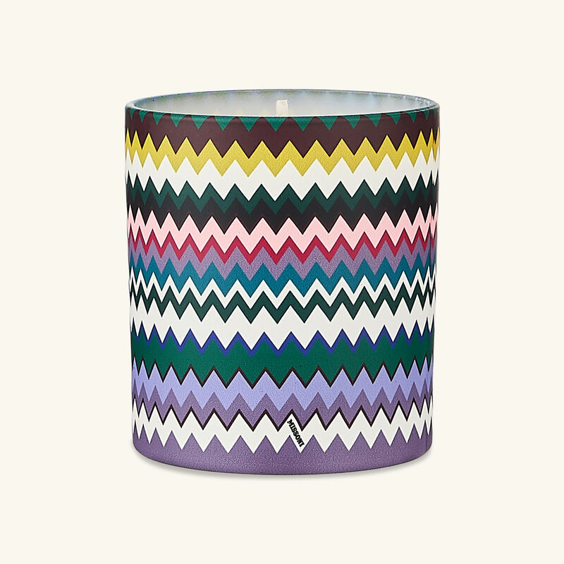 Micro Zigzag Scented Candle 220g missoni home micro zigzag scented candle 220g