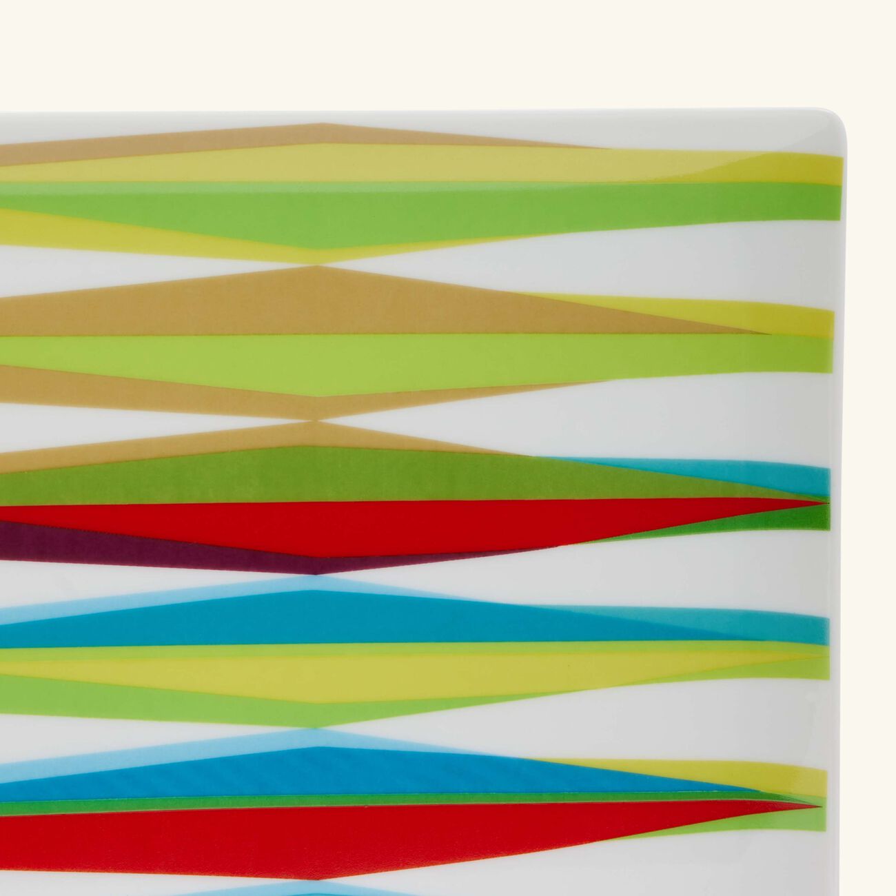 bernardaud marco mencacci serving platter rectangular green 22cm