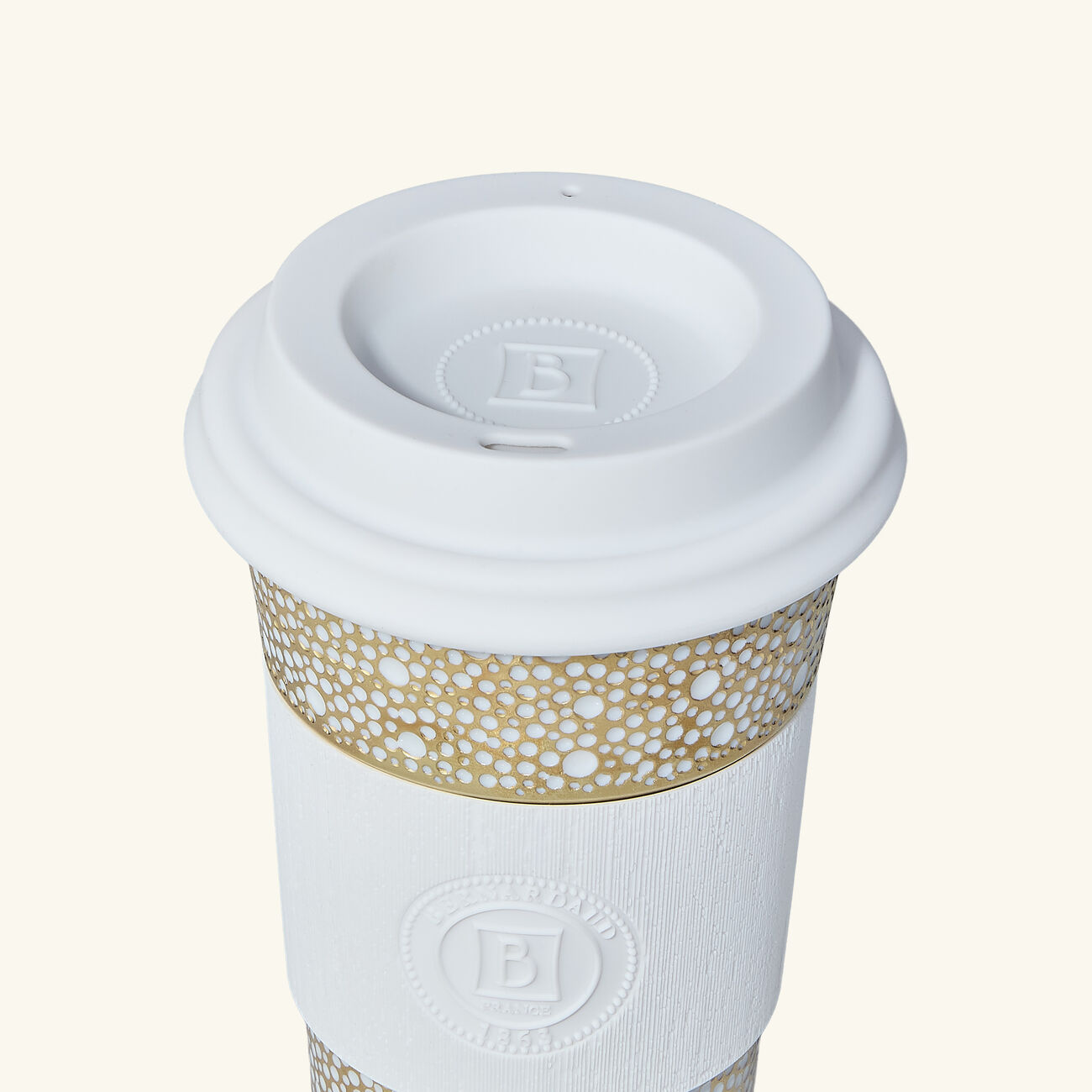 Ecume Travel Mug Gold bernardaud ecume travel mug gold