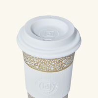 Ecume Travel Mug Gold bernardaud ecume travel mug gold