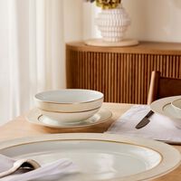 طبق السلطة سوفاج بلان دائري باللون الأبيض 21 سم برناردو طبق السلطة سوفاج بلان دائري باللون الأبيض 21 سم