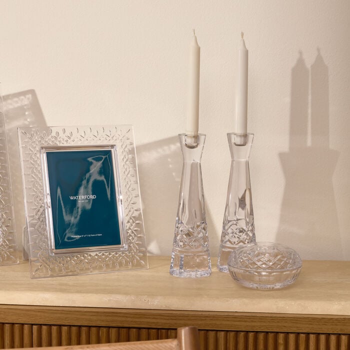 Lismore Round Candleholder Clear waterford lismore round candleholder clear