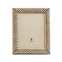 Gold-Plated Braid 4x6 Photograph Frame, small