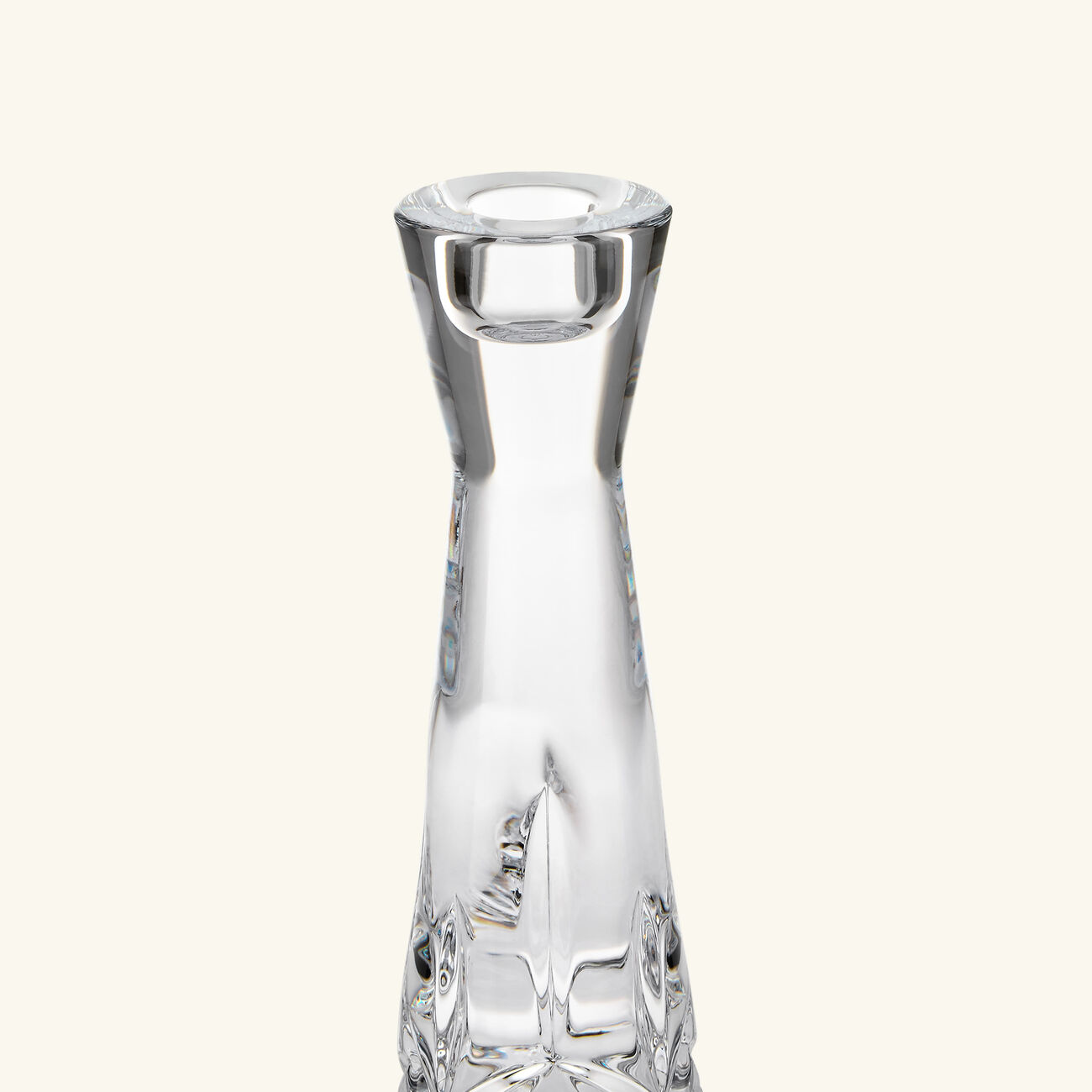 waterford lismore round candleholder clear