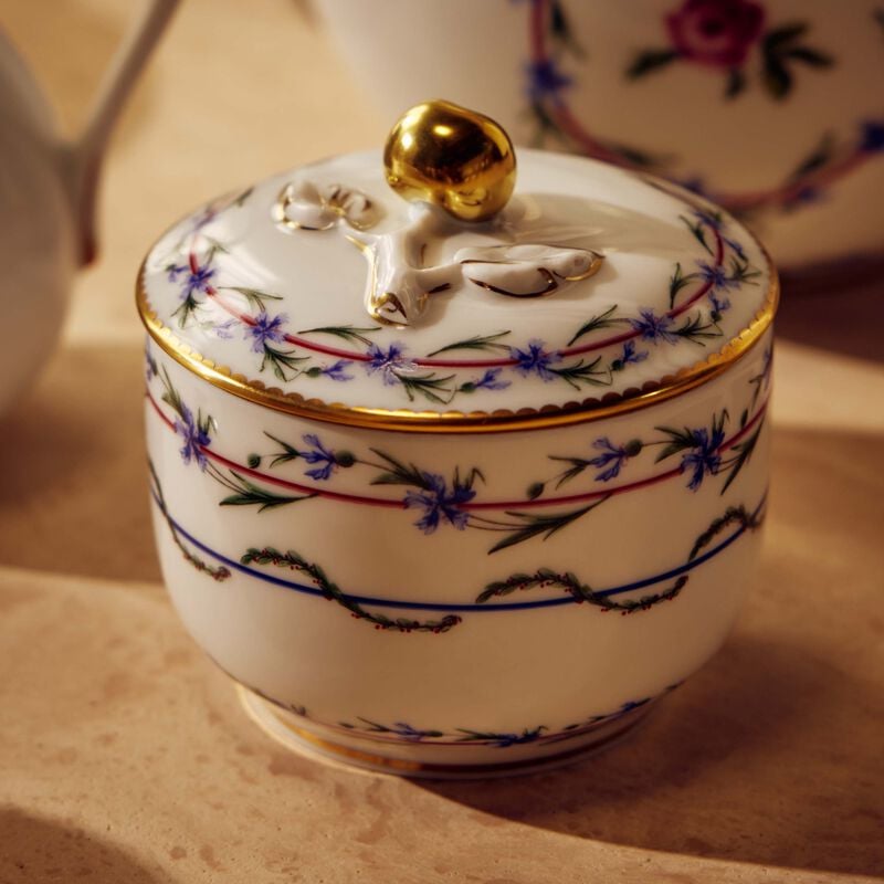 Le Gobelet Du Roy Sugar Pot White bernardaud le gobelet du roy sugar pot white