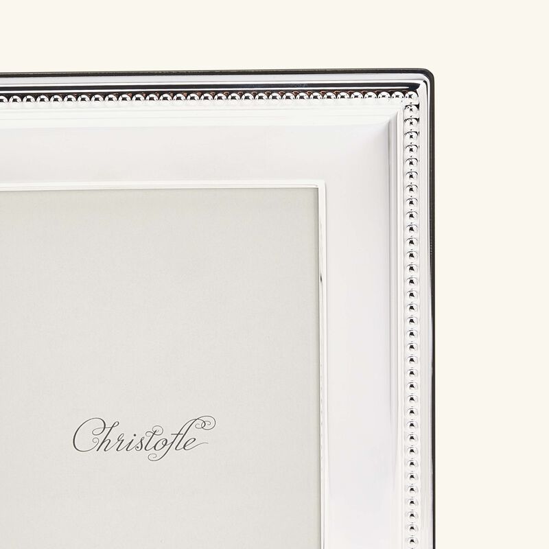 christofle perles picture frame silver 10x15cm