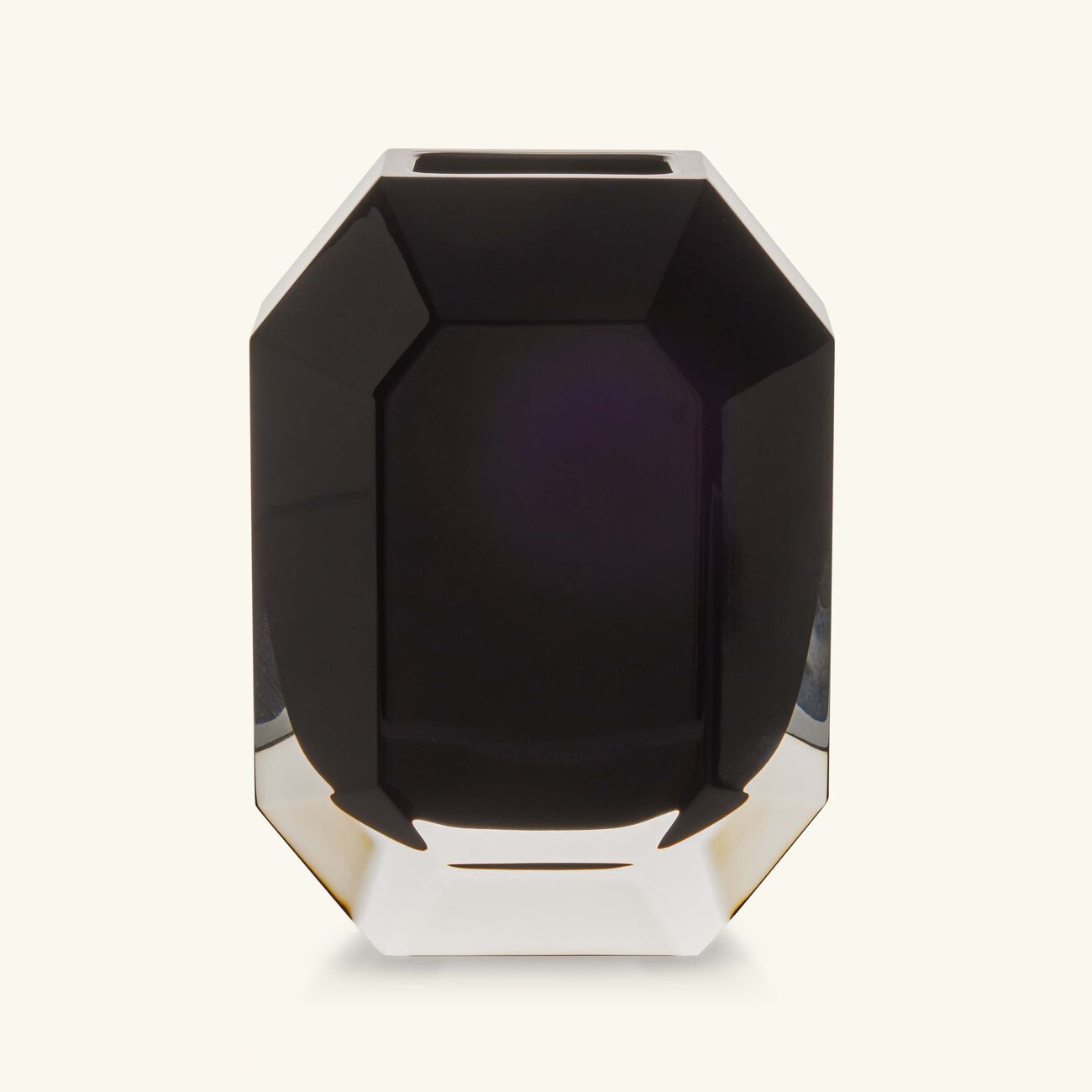 باكارا مزهرية أوكتوجون باد السوداء الصغيرة