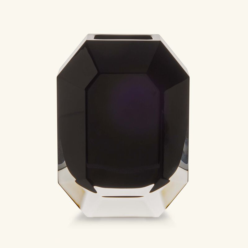 باكارا مزهرية أوكتوجون باد السوداء الصغيرة