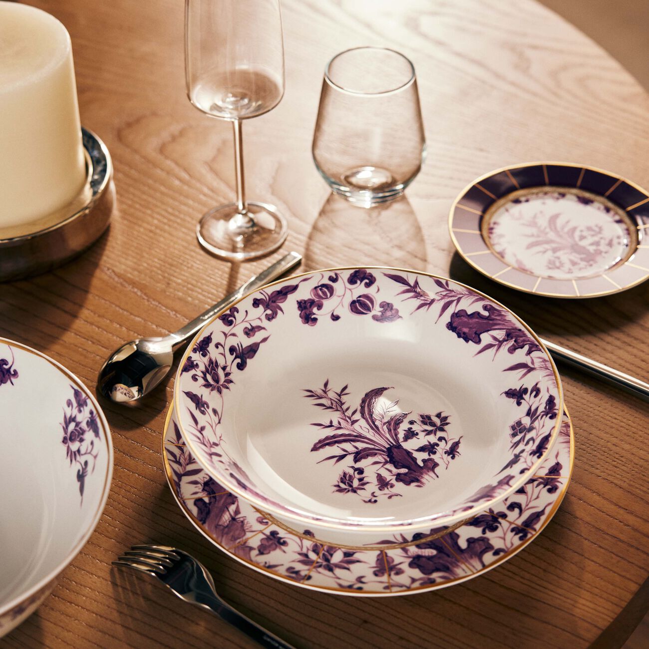 Prunus Open Vegetable Bowl Pink 24cm bernardaud prunus open vegetable bowl pink 24cm