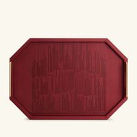 Hayat Serving Tray Rectangular Red 49x34cm dimlaj hayat serving tray rectangular red 49x34cm
