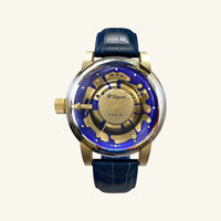 st dupont be chic hyper dome watch blue