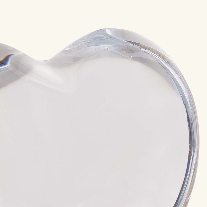 baccarat coeur amor figurine mini clear