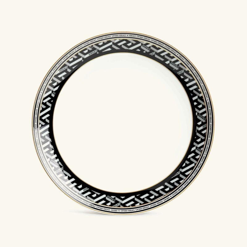 La Greca Signature Dessert Plate Round White 20cm versace la greca signature dessert plate round white 20cm