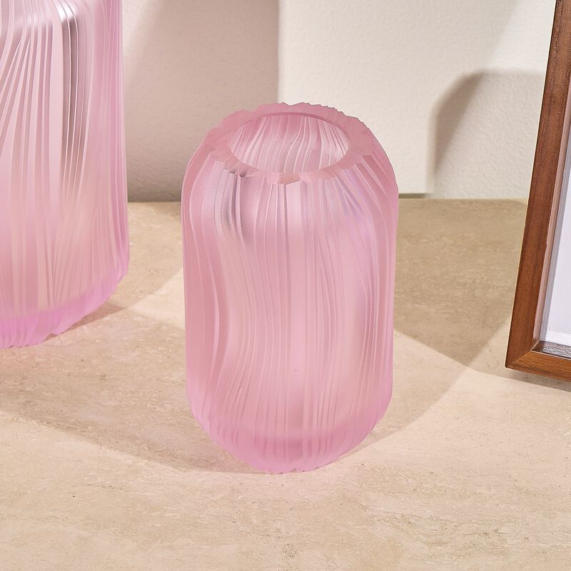 Metropolis Icona Vase Small Pink ruckl metropolis icona vase small pink