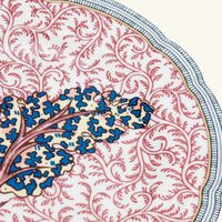 bernardaud collection braqueni  bread   butter plate red 16cm