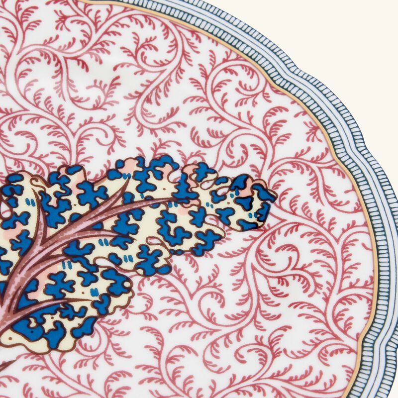 bernardaud collection braqueni  bread   butter plate red 16cm