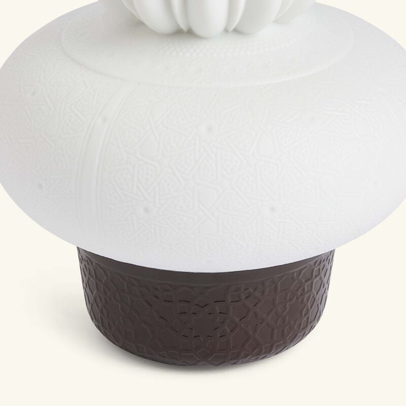 lladro majestic nights wireless lamp brown