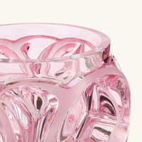 lalique tourbillons vase extra large pink