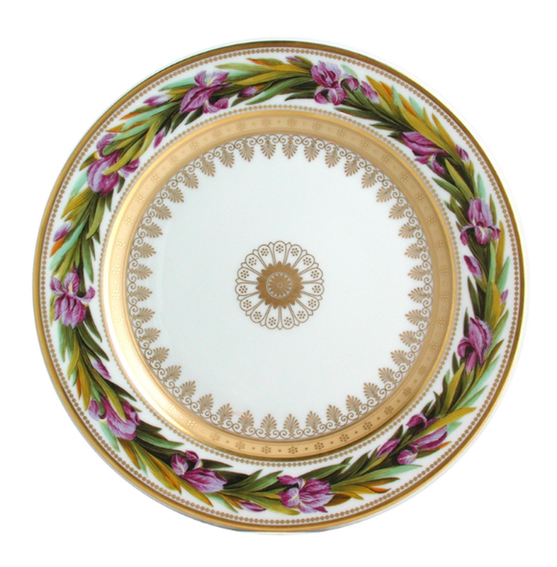 bernardaud botanique salad plate round pink 21cm