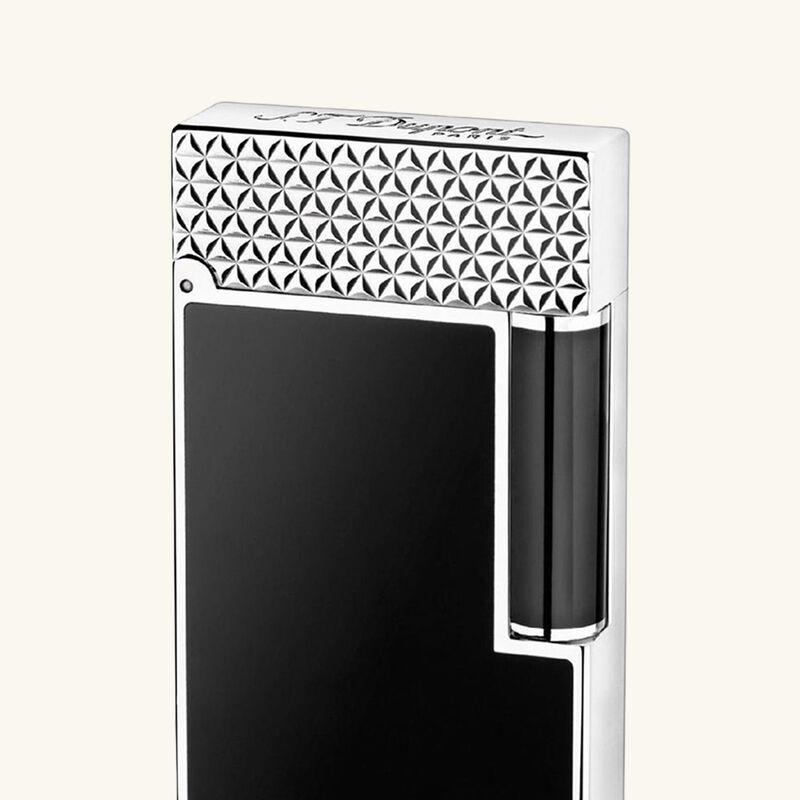 اس تي دوبون ligne 2 black lacquered palladium lighter