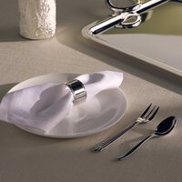 كريستوفل حلقة المناديل كلوني باللون الفضي