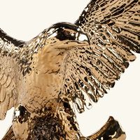 Freedom Eagle Sculpture Large Gold lladro freedom eagle sculpture large gold
