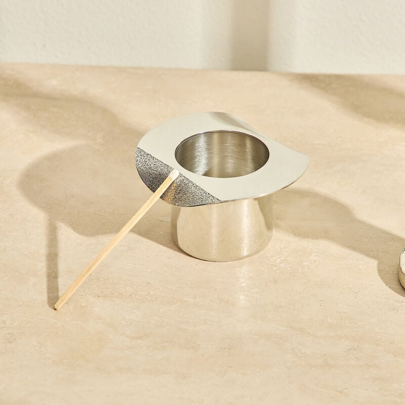 Howell Top Hat Matches Holder Silver ralph lauren home howell top hat matches holder silver