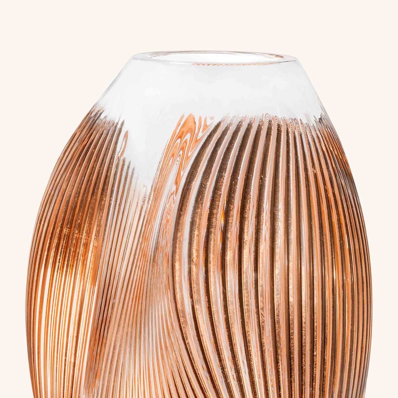 Alize Vase Medium Gold lalique alize vase medium gold