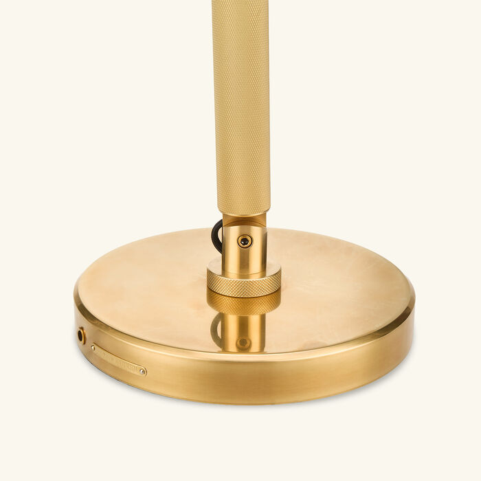 Barrett Knurled Boom Arm Desk Light Brass ralph lauren home barrett knurled boom arm desk light brass