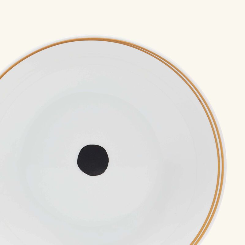 Aboro Soup Plate Round Black 19cm bernardaud aboro soup plate round black 19cm