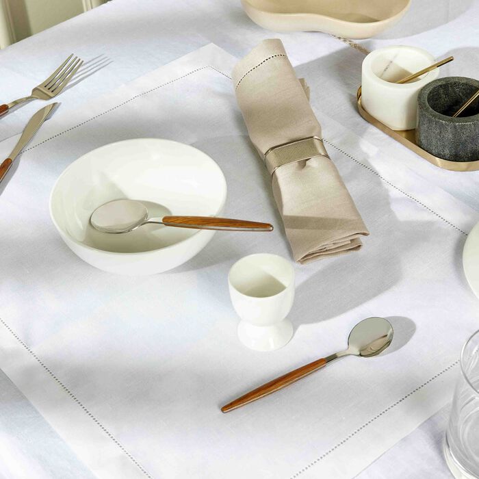 catherine denoual feliz placemat white set of 6