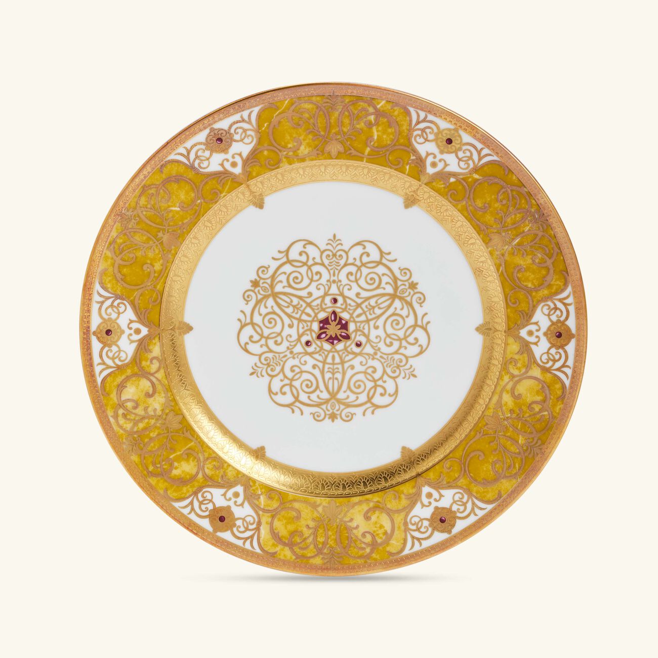 Splendid Dinner Plate Round Gold 26cm bernardaud splendid dinner plate round gold 26cm