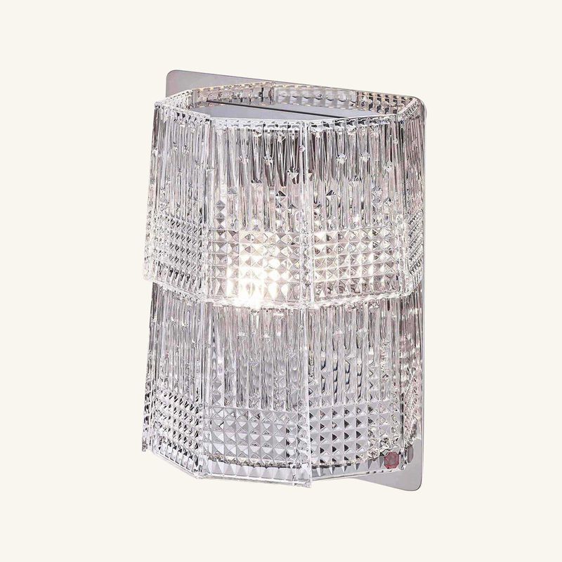 baccarat tuile de cristal piccadilly sconce