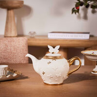 Butterfly Tea Pot White villari butterfly tea pot white