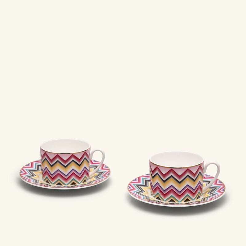 missoni home marrakech tea cup   saucer set of 2