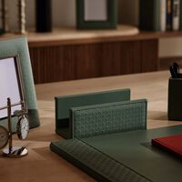 Elie Saab Monogram Envelope Holder Agata Green giobagnara elie saab monogram envelope holder agata green