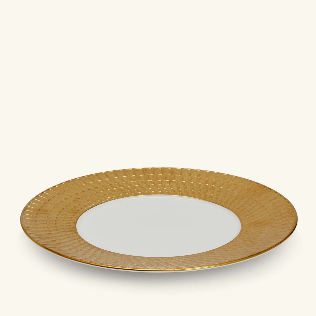 Twist Salad Plate Round Gold 21cm bernardaud twist salad plate round gold 21cm