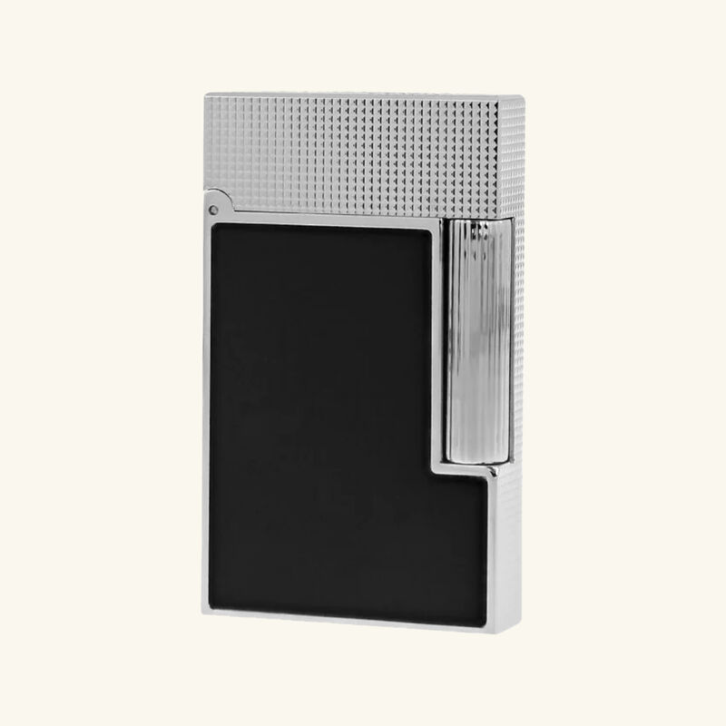 Ligne 2 Micro Diamond Lighter Black st dupont ligne 2 micro diamond lighter black