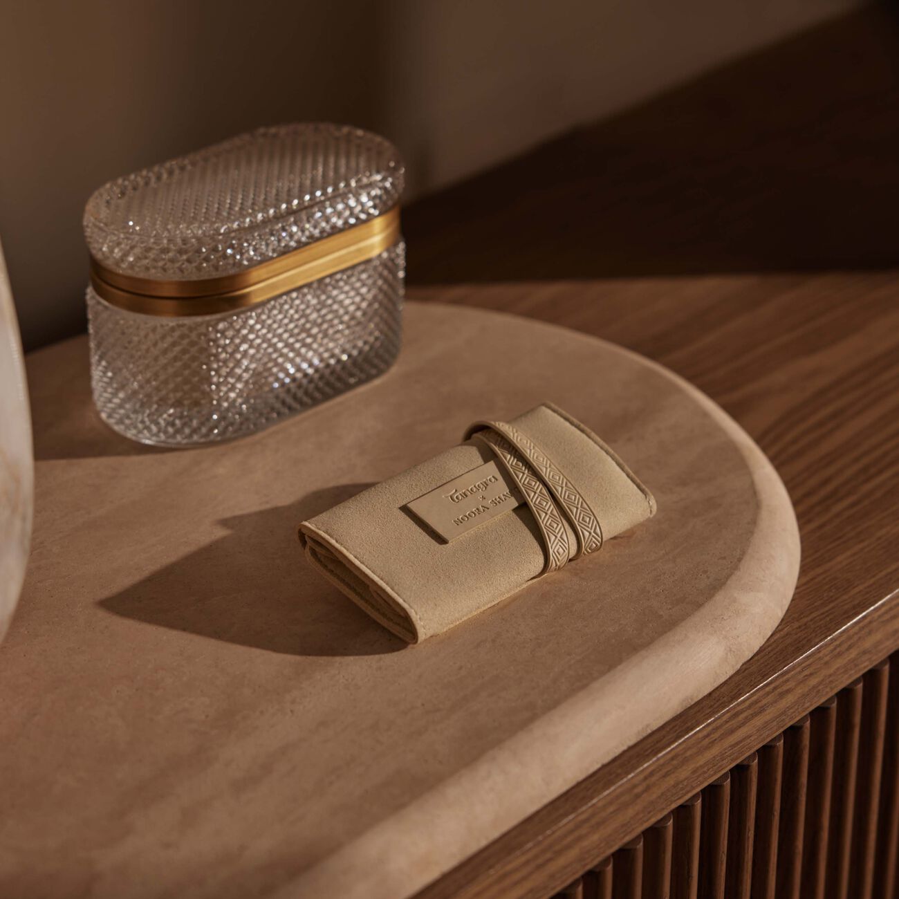 tanagra x noora shawqi   emirati women s day jewelry pouch