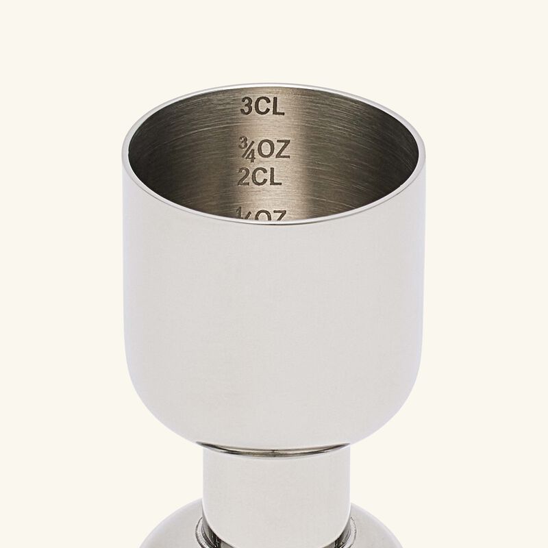 oh de christofle jigger stainless steel