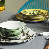 Antico Doccia Dessert Plate Round Black 21cm ginori 1735 antico doccia dessert plate round black 21cm