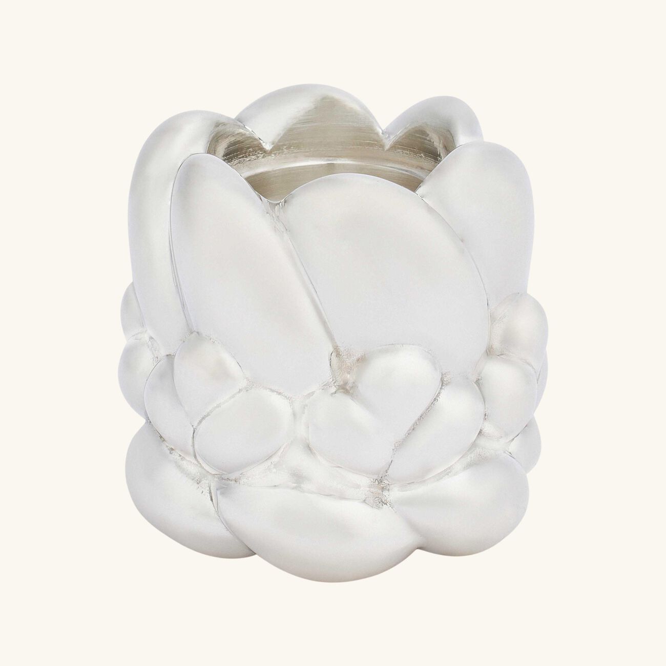 كريستوفل حامل الشموع بابيلون مطلي بالفضة