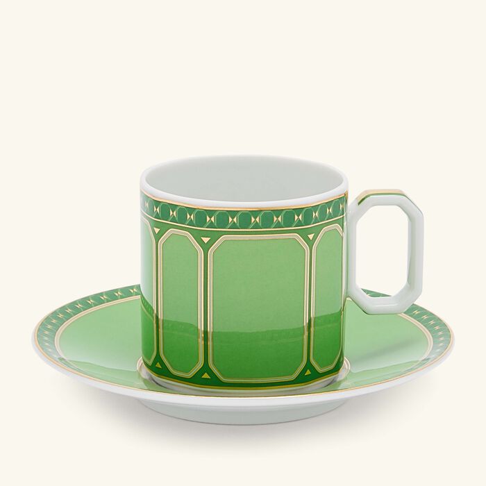 rosenthal signum fern coffee cup   saucer green
