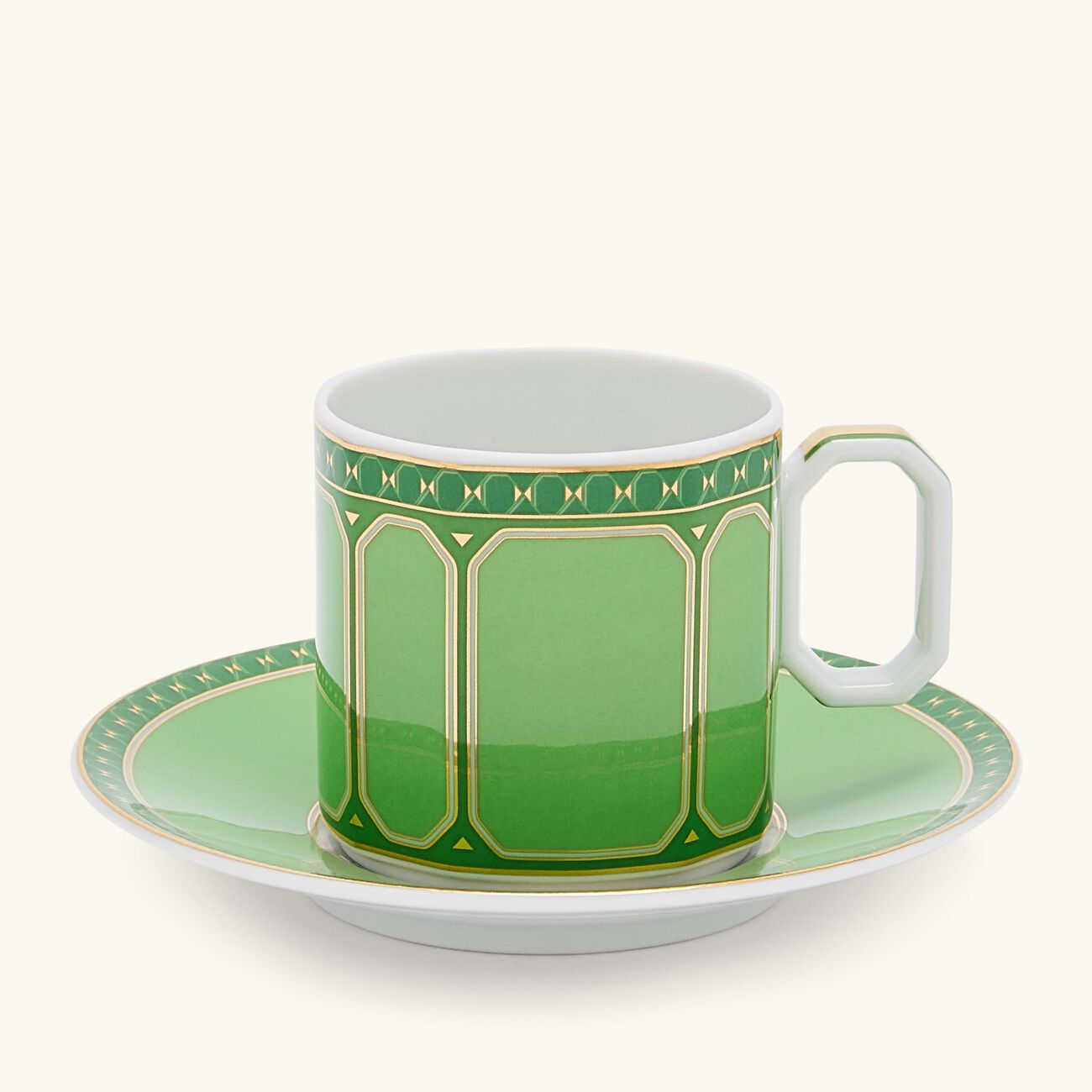 Signum Fern Coffee Cup & Saucer Green rosenthal signum fern coffee cup saucer green