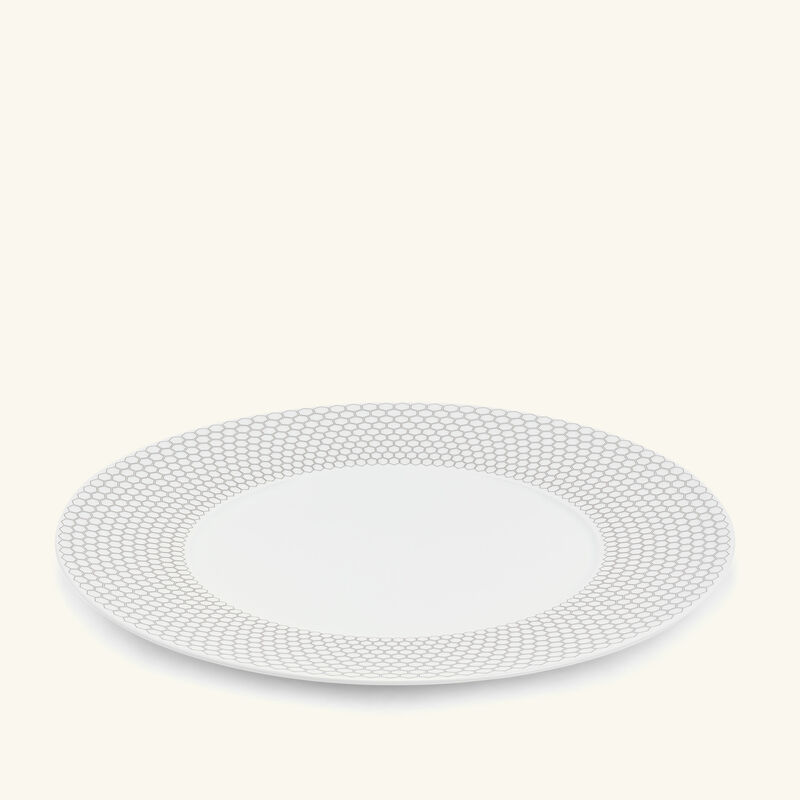 christofle madison 6 dinner plate round grey 27cm