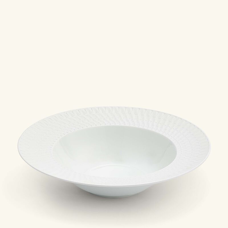 Twist Soup Bowl Round White 23cm bernardaud twist soup bowl round white 23cm
